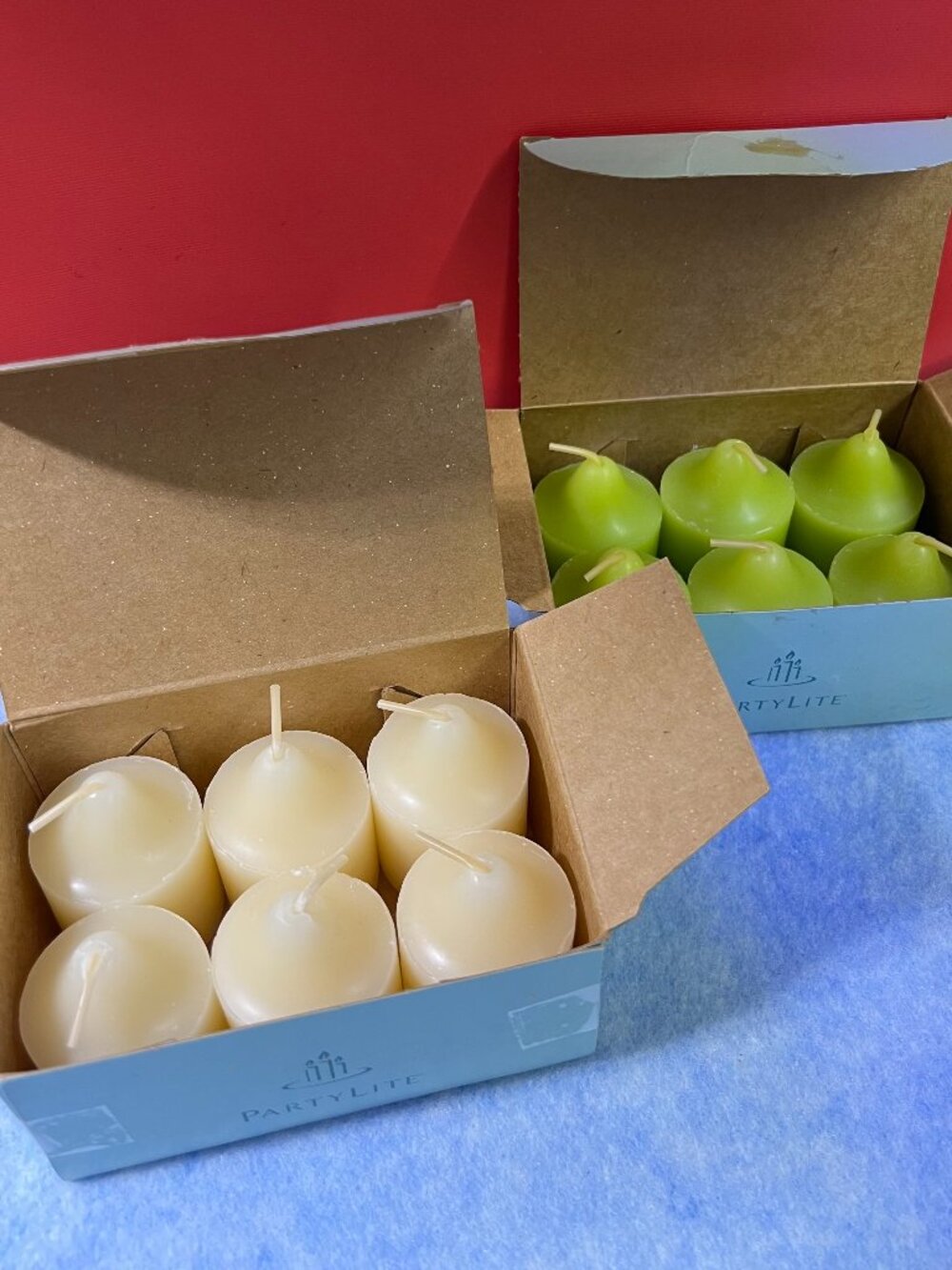 Partylite votive candles- 2 boxes